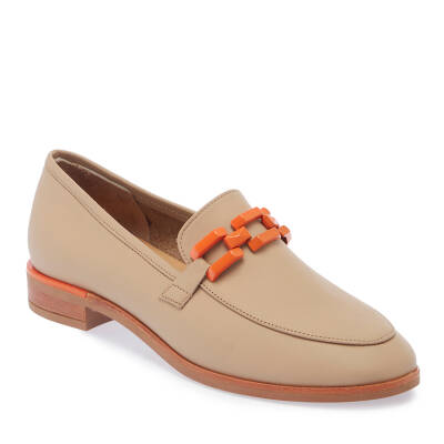  Kahve Süet Deri Kadın Loafer - K24I1AY67295-Q9J 