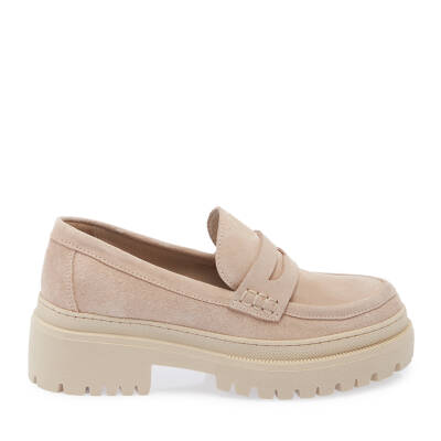  Kahve Süet Deri Kadın Loafer - K24I1AY67496-U2Y - 3