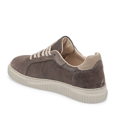  Kahve Süet Deri Kadın Sneaker - K24S1AY67593-T86 - 2