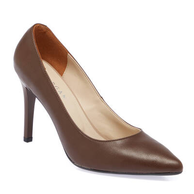  Kahve Vegan Kadın Stiletto - K23S1AY66968-Q3X 