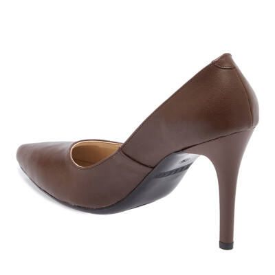 Kahve Vegan Kadın Stiletto - K24I1AY67394-Q3X - 2