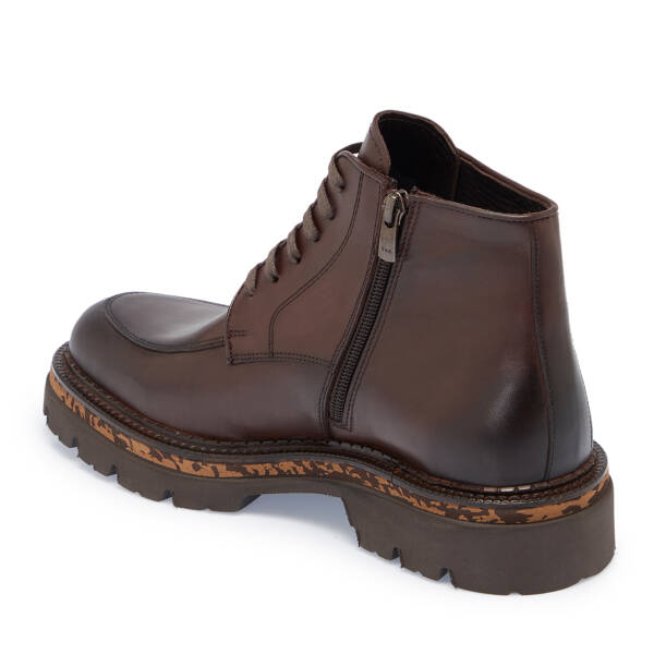 Kahverengi Hakiki Deri Erkek Bot - E23K1BT56532-A24 - 3