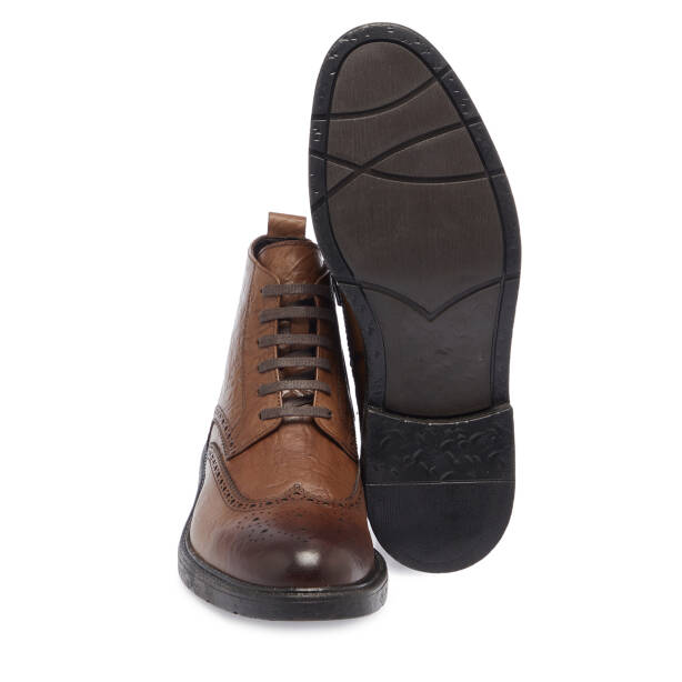 Kahverengi Hakiki Deri Erkek Bot - E23K1BT56538-K68 - 4