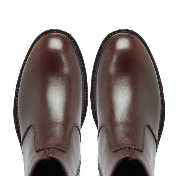 Kahverengi Deri Erkek Bot - E24K1BT57259-A24 - 5