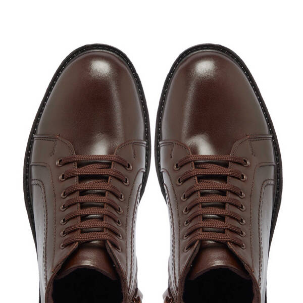 Kahverengi Deri Erkek Bot - E24K1BT57260-A24 - 5