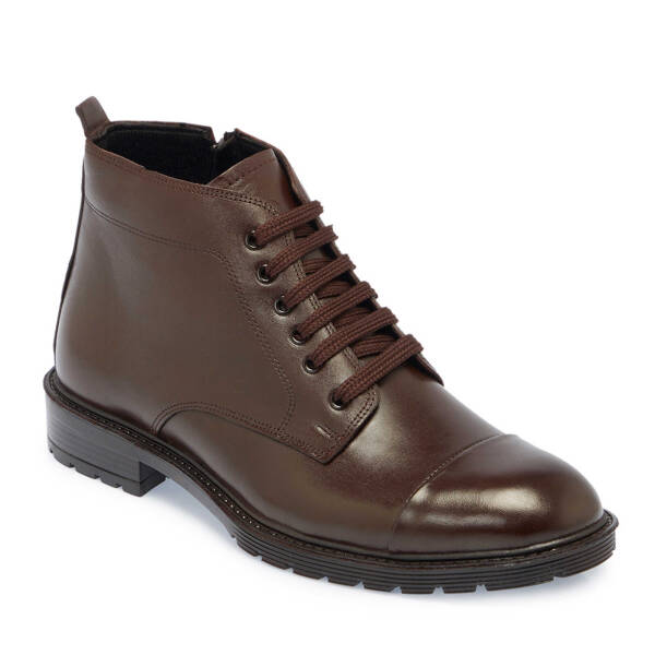 Kahverengi Deri Erkek Bot - E24K1BT57262-A24 - 1