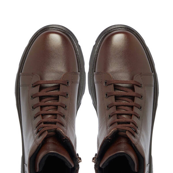 Kahverengi Deri Erkek Bot - E24K1BT57264-A24 - 5