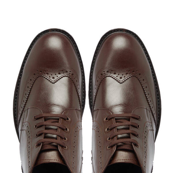 Kahverengi Deri Erkek Bot - E24K1BT57265-A24 - 5