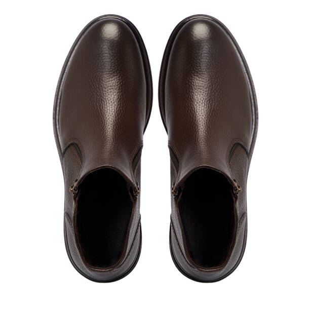 Kahverengi Deri Erkek Bot - E25K1BT57374-A24 - 5