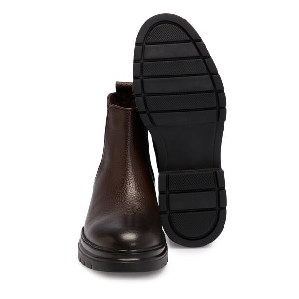 Kahverengi Deri Erkek Bot - E25K1BT57381-A24 - 4