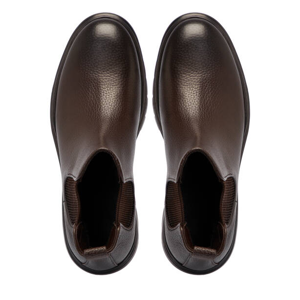 Kahverengi Deri Erkek Bot - E25K1BT57381-A24 - 5