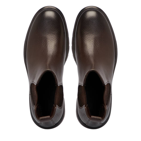 Kahverengi Deri Erkek Bot - E25K1BT57381-A24 - 5