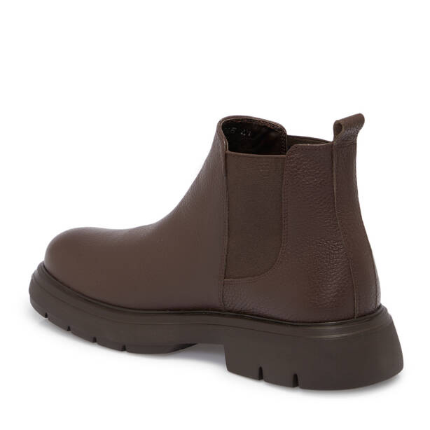 Kahverengi Deri Erkek Bot - E25K1BT57421-A42 - 2