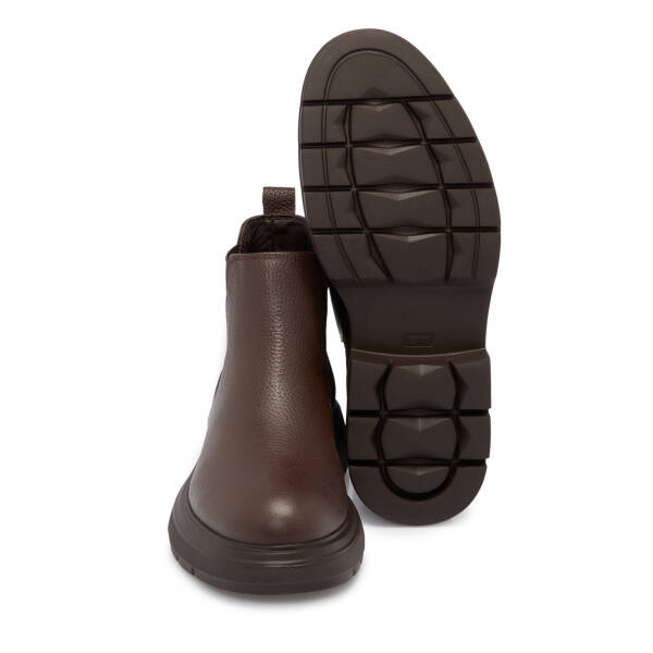 Kahverengi Deri Erkek Bot - E25K1BT57421-A42 - 4