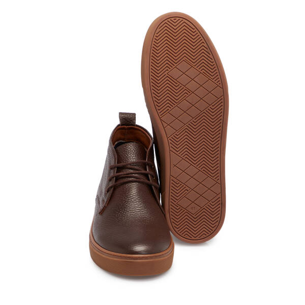 Kahverengi Deri Erkek Bot - E25K1BT57474-A42 - 4