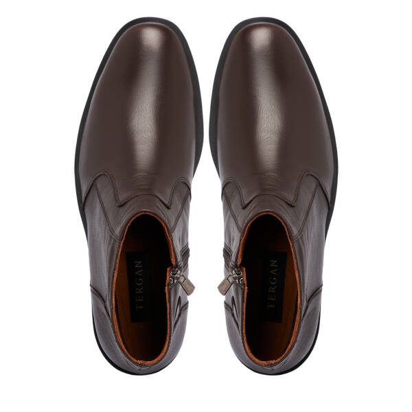 Kahverengi Deri Erkek Bot - E25K1BT57479-A24 - 5