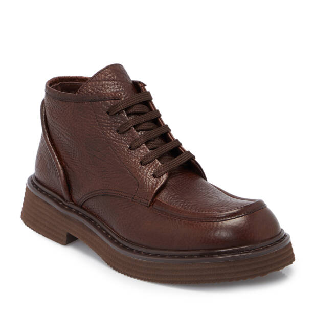 Kahverengi Deri Erkek Bot - E25K1BT57484-X05 
