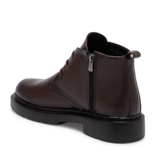 Kahverengi Hakiki Deri Erkek Bot - E25K1BT57675-A42 - 2