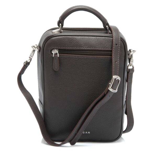 Kahverengi Deri Erkek Çapraz Askılı Çanta - S1AC00002923-A7P - 3