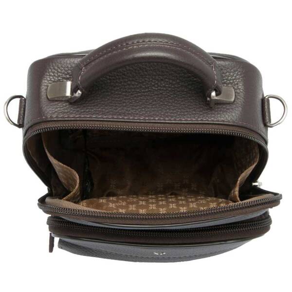 Kahverengi Deri Erkek Çapraz Askılı Çanta - S1AC00002923-A7P - 4