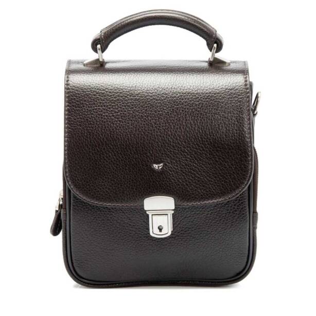 Kahverengi Hakiki Deri Erkek Çapraz Askılı Çanta - S1AC00002928-A7P 