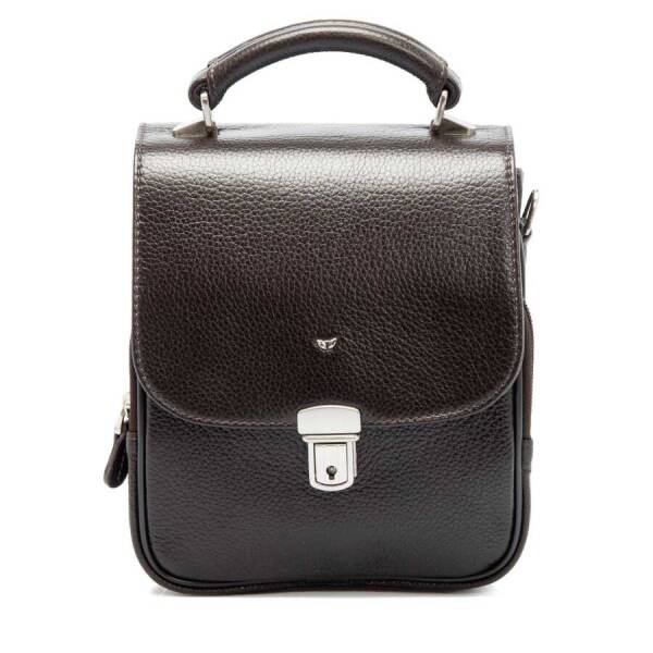 Kahverengi Hakiki Deri Erkek Çapraz Askılı Çanta - S1AC00002928-A7P - 1