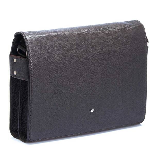 Kahverengi Deri Erkek Çapraz Askılı Çanta - S1AC00002963-A42 - 2