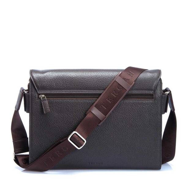 Kahverengi Deri Erkek Çapraz Askılı Çanta - S1AC00002963-A42 - 3