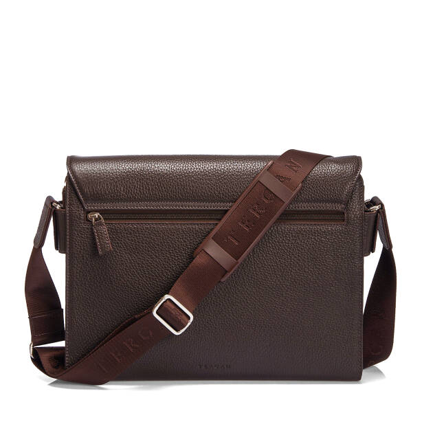Kahverengi Hakiki Deri Erkek Çapraz Askılı Çanta - S1AC00002963-A42 - 3