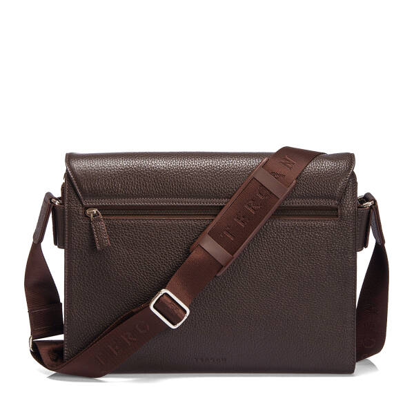 Kahverengi Hakiki Deri Erkek Çapraz Askılı Çanta - S1AC00002963-A42 - 3