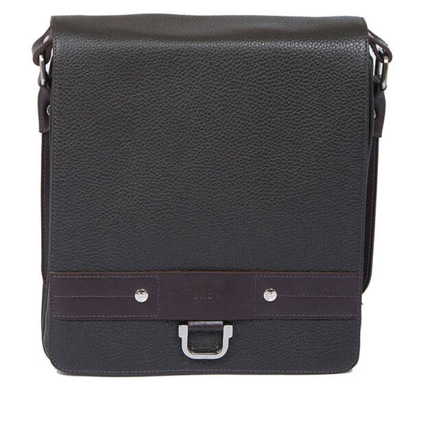 Kahverengi Deri Erkek Çapraz Askılı Çanta - S1AC00021169-A42 