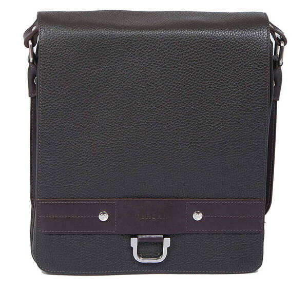 Kahverengi Deri Erkek Çapraz Askılı Çanta - S1AC00021169-A42 - 1