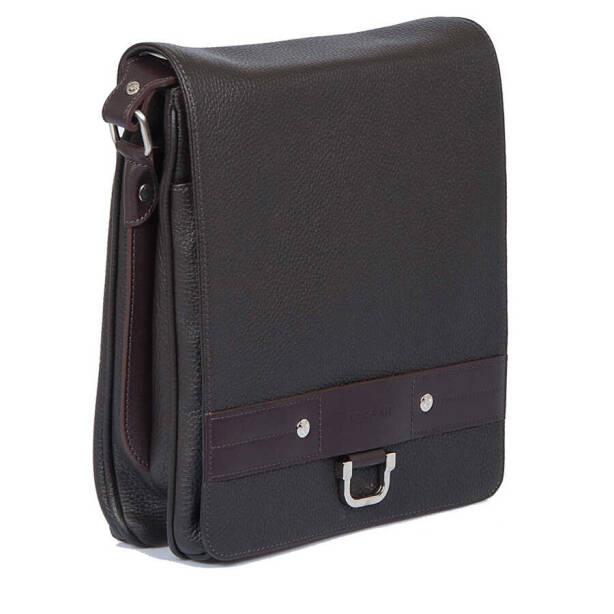 Kahverengi Deri Erkek Çapraz Askılı Çanta - S1AC00021169-A42 - 2