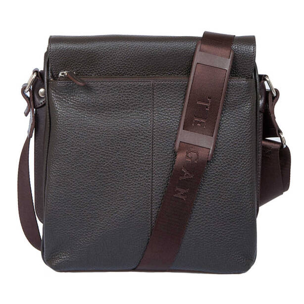 Kahverengi Deri Erkek Çapraz Askılı Çanta - S1AC00021169-A42 - 3