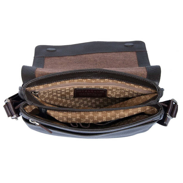 Kahverengi Deri Erkek Çapraz Askılı Çanta - S1AC00021169-A42 - 4