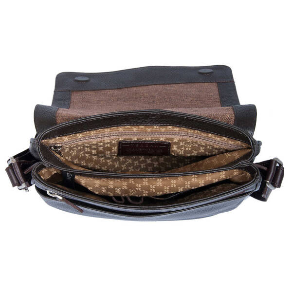 Kahverengi Deri Erkek Çapraz Askılı Çanta - S1AC00021169-A42 - 4