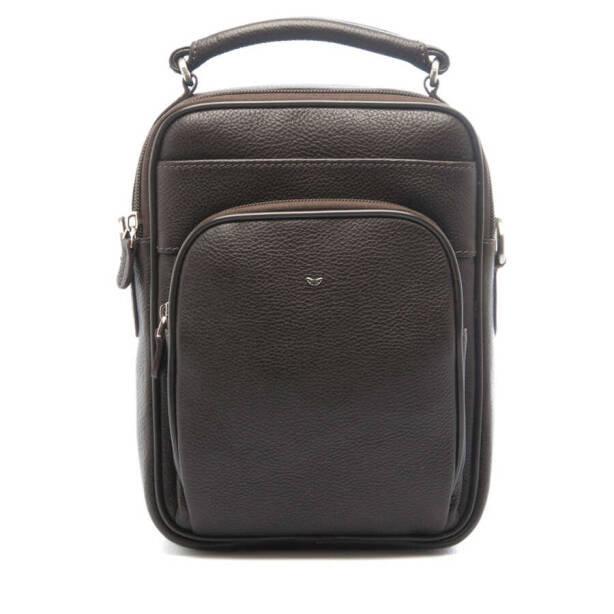 Kahverengi Deri Erkek Çapraz Askılı Çanta - S1AC00021200-A7P 