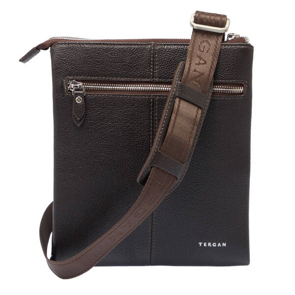 Kahverengi Deri Erkek Çapraz Askılı Çanta - S1AC00021281-A7P - 3