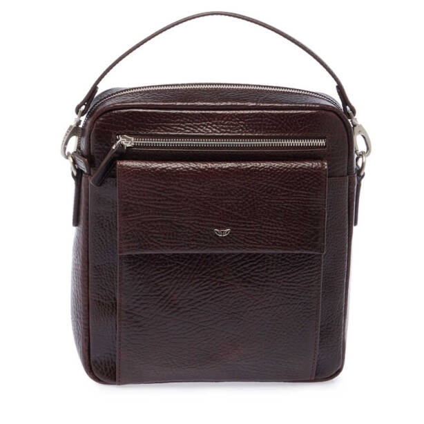 Kahverengi Deri Erkek Çapraz Askılı Çanta - S1AC00021431-P7Y - 1