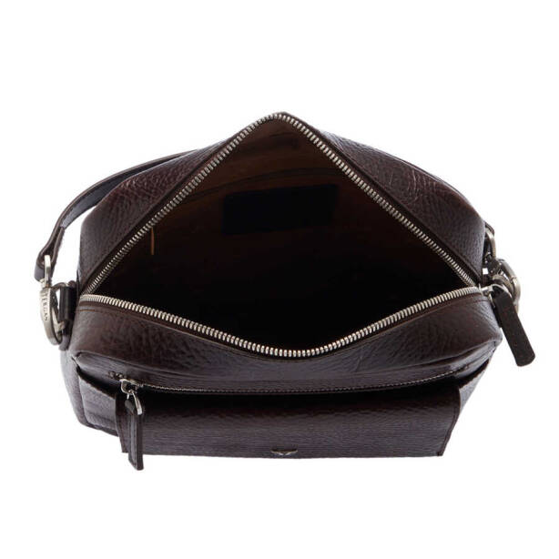 Kahverengi Deri Erkek Çapraz Askılı Çanta - S1AC00021431-P7Y - 4