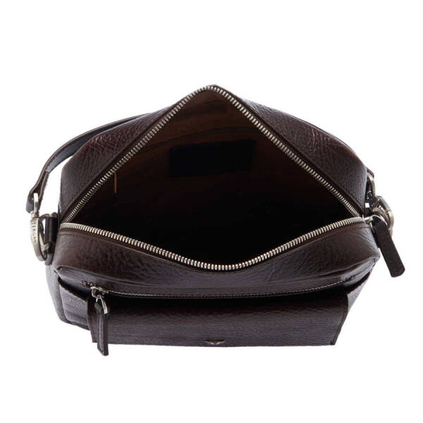 Kahverengi Deri Erkek Çapraz Askılı Çanta - S1AC00021431-P7Y - 4