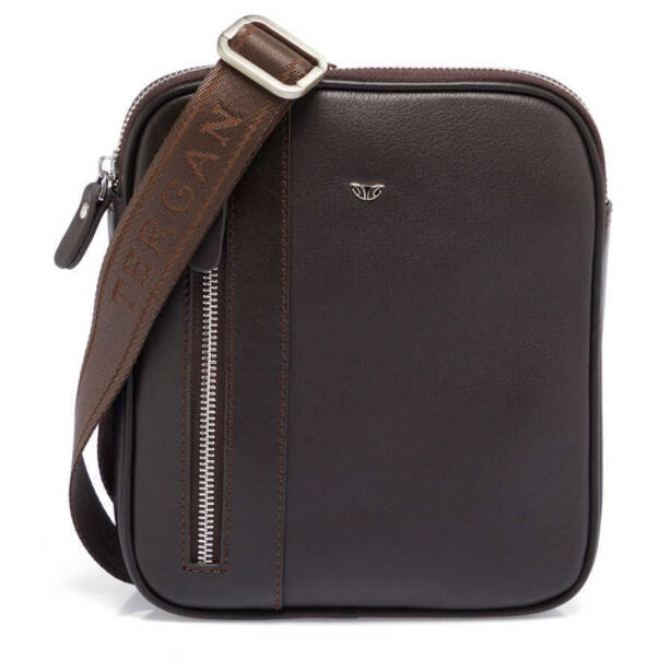 Kahverengi Deri Erkek Çapraz Askılı Çanta - S1AC00021472-A87 