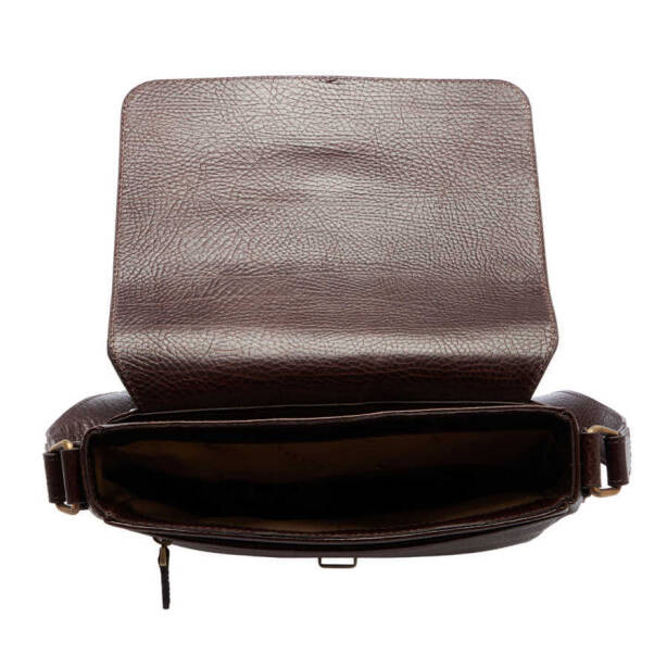 Kahverengi Deri Erkek Çapraz Askılı Çanta - S1AC00021478-P3Y - 4