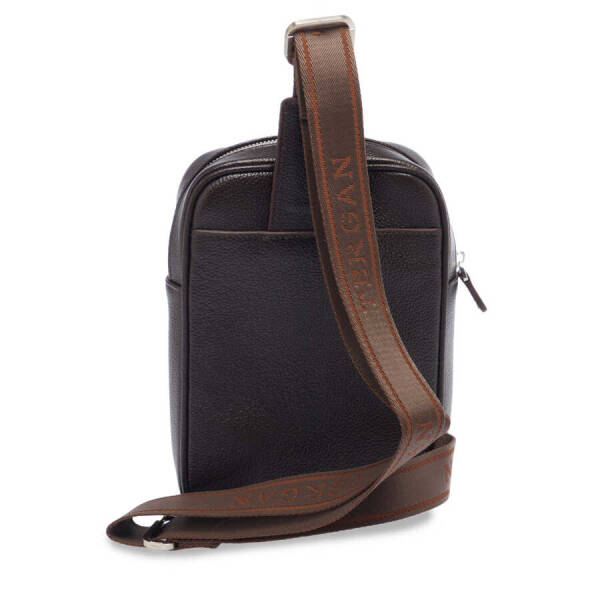 Kahverengi Deri Erkek Çapraz Askılı Çanta - S1AC00021479-A7P - 3