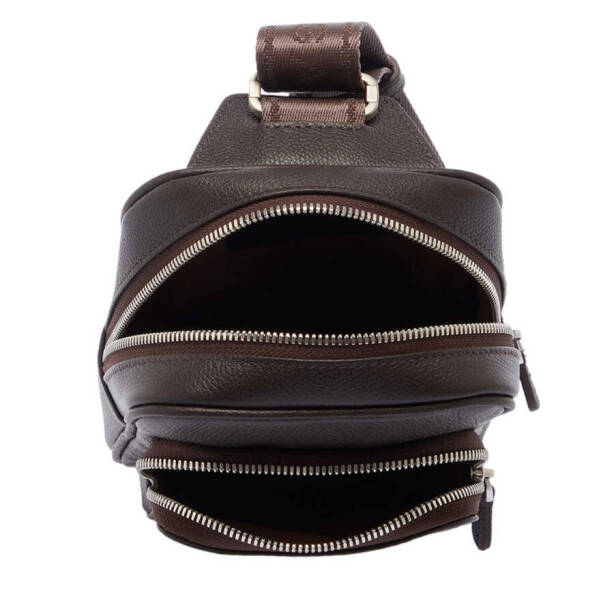 Kahverengi Deri Erkek Çapraz Askılı Çanta - S1AC00021490-U5H - 4