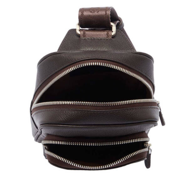 Kahverengi Deri Erkek Çapraz Askılı Çanta - S1AC00021490-U5H - 4