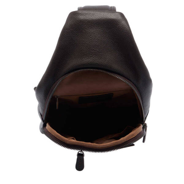 Kahverengi Deri Erkek Çapraz Askılı Çanta - S1AC00021492-S4J - 4