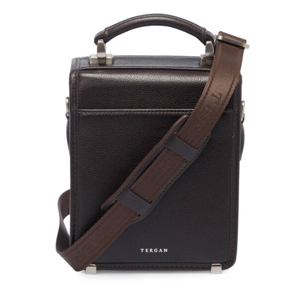 Kahverengi Deri Erkek Çapraz Askılı Çanta - S1AC00021498-A7P - 3