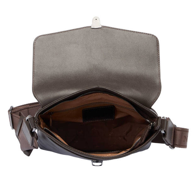 Kahverengi Deri Erkek Çapraz Askılı Çanta - S1AC00021516-A87 - 4