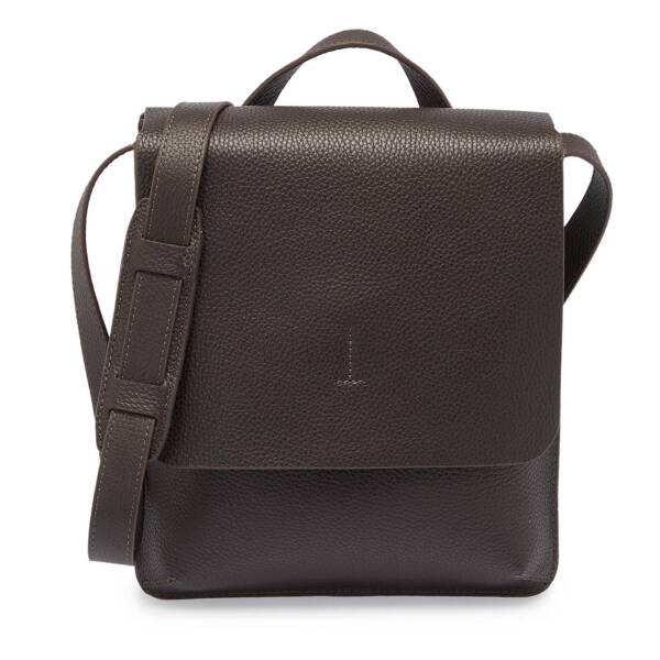Kahverengi Deri Erkek Çapraz Askılı Çanta - S1AC00021521-A42 - 1